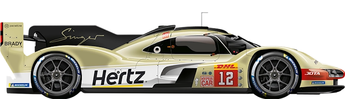 Машина Hertz Team Jota Hypercar 1