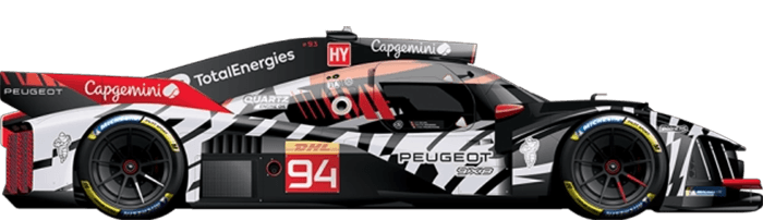 Машина Peugeot TotalEnergies 2