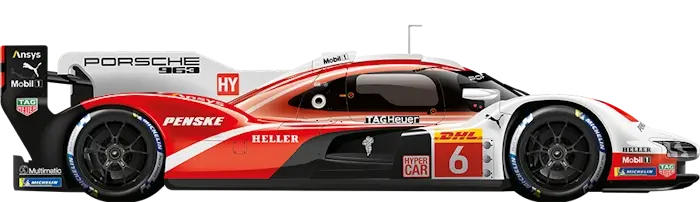 Машина Porsche Penske Motorsport 2