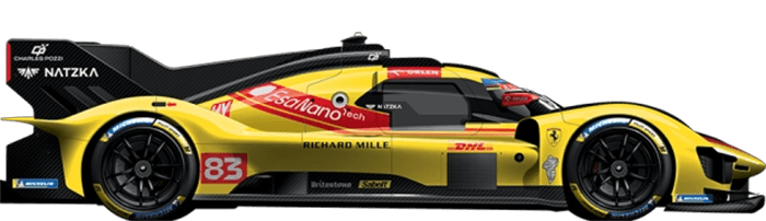 Машина AF Corse Hypercar 1
