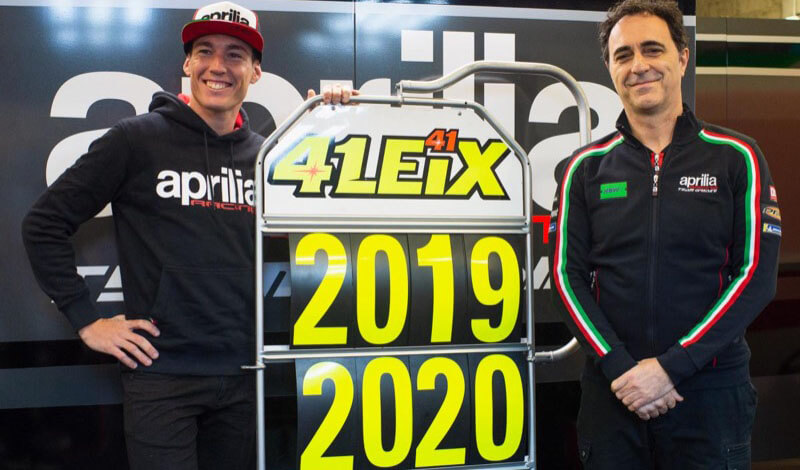Официально: Алеш Эспаргаро продлил контракт с «Aprilia Racing Team Gresini»