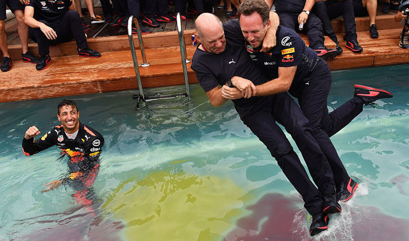 Хельмут Марко и Кристиан Хорнер счастливы от выступления на Гран-при Монако