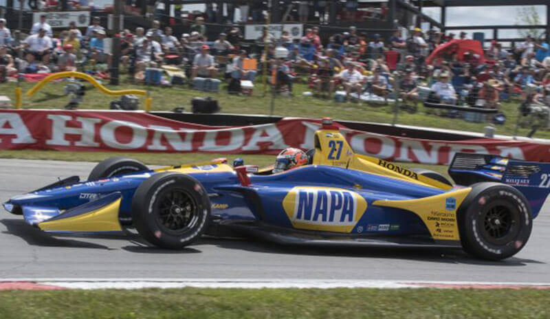 Росси выиграл гонку IndyCar в Мид-Огайо