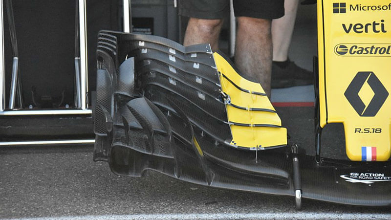 «Рено» привезла на Гран-при Германии новое переднее крыло