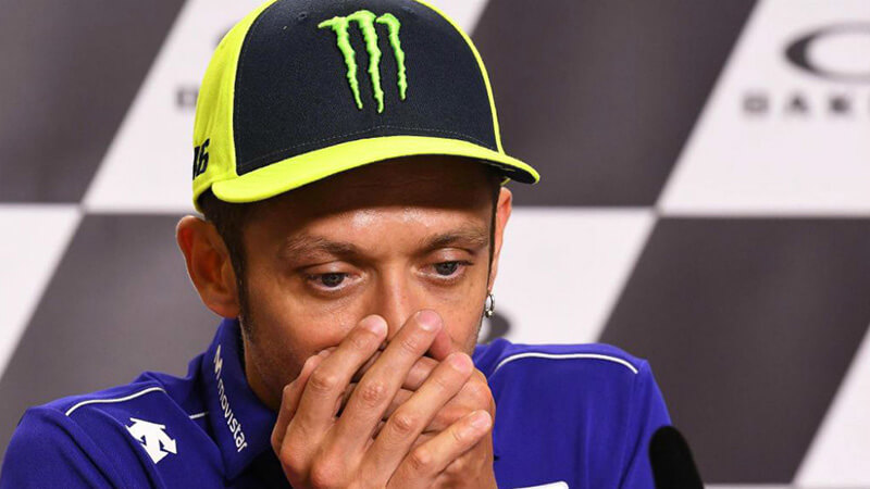 Росси: «Очень печально для Moto GP, что мы потеряли одного из лучших гонщиков»