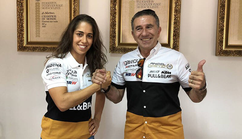 Мария Эррера стала гонщицей «Angel Nieto Team» в Moto E