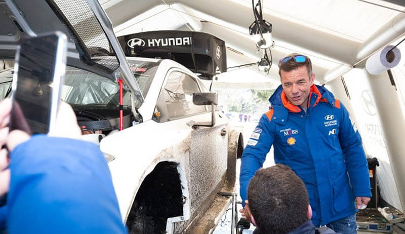 Себастьен Леб с первым тестом на «Hyundai i20 Coupe WRC»