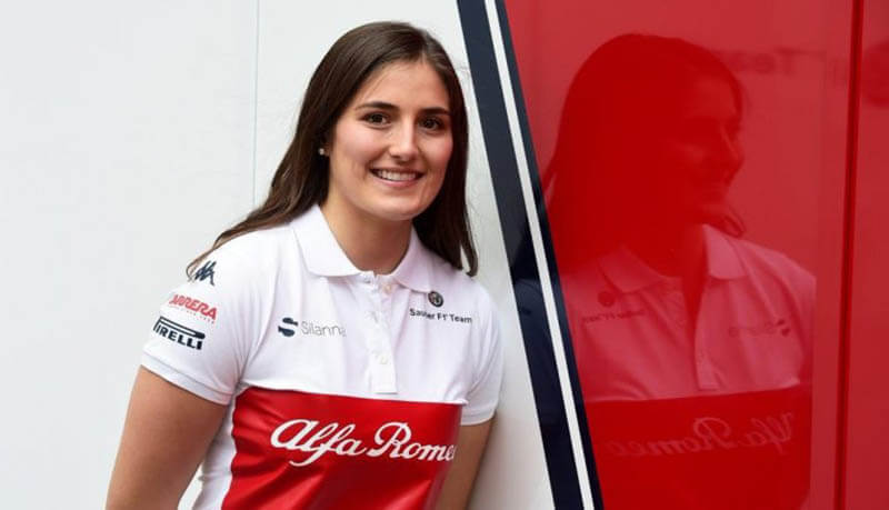 Татьяна Кальдерон остается тест-пилотом Формулы-1 в «Альфа Ромео Рэйсинг»