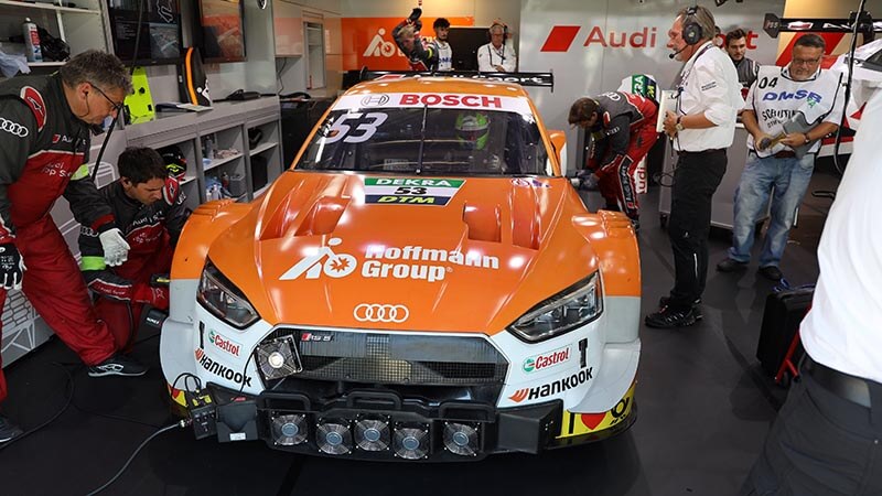«Audi» доминирует в пятницу на Лаузицринге: Дюваль и Грин быстрее всех