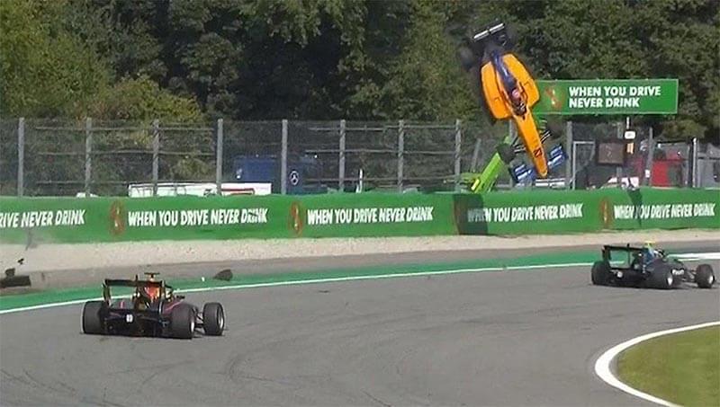 Алекс Перони избежал травм после ужасной аварии во время гонки Ф3 в Монце