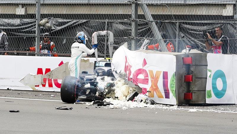 «Мерседес» на 90% уверен, что Боттас избежит штрафа после аварии в Мексике