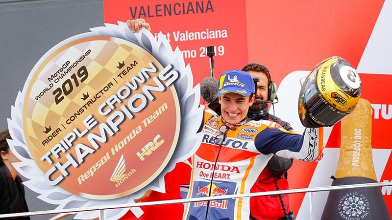 Маркес принес для «Honda» тройную корону в Moto GP