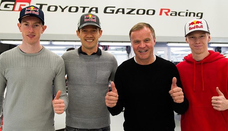Ожье, Эванс и Рованперя — гонщики «Toyota» в WRC на 2020 год