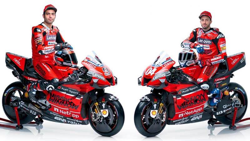 «Ducati» презентовала байк Moto GP на сезон 2020 года