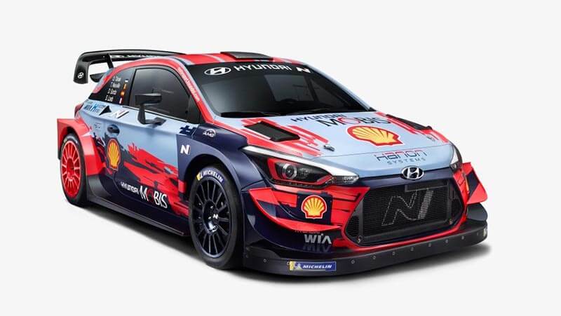 «Hyundai» представила машину для сезона WRC 2020 года