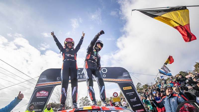 «Hyundai» начинает защиту титула WRC с победы в Монте-Карло