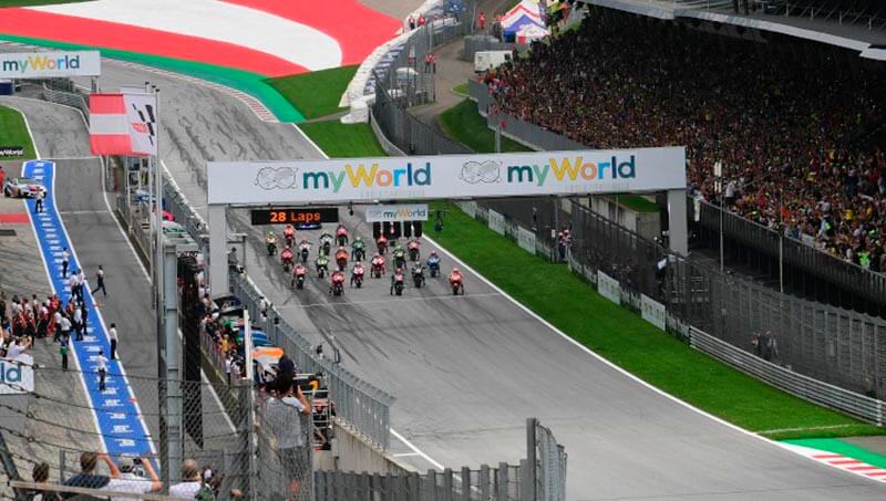Виртуальный чемпионат мира Moto GP: вторая гонка в Шпильберге