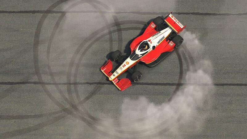 Маклафлин сияет в виртуальной гонке IndyCar в Барбере