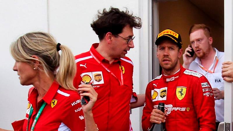 Бинотто: пандемия коронавируса подтолкнула к решению «Феррари» отказаться от Феттеля