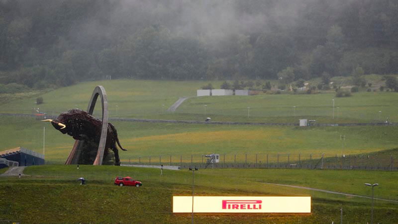 Третья тренировка Гран-при Штирии отменена из-за дождя