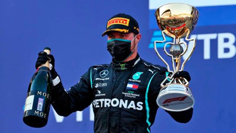 Боттас: «Мой темп был безупречным, и я контролировал Гран-при»