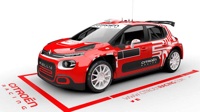 «Citroen» представила новенький «Citroen C3 Rally2»