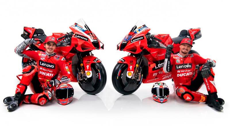 «Ducati» представил ливрею Moto GP 2021 года и нового титульного спонсора