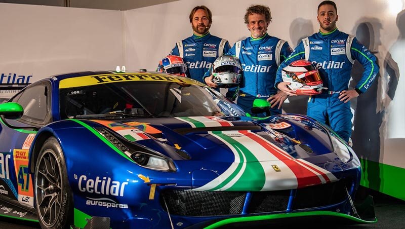 «Cetilar Racing» представила ливрею «Ferrari» перед переходом в класс GTE Am