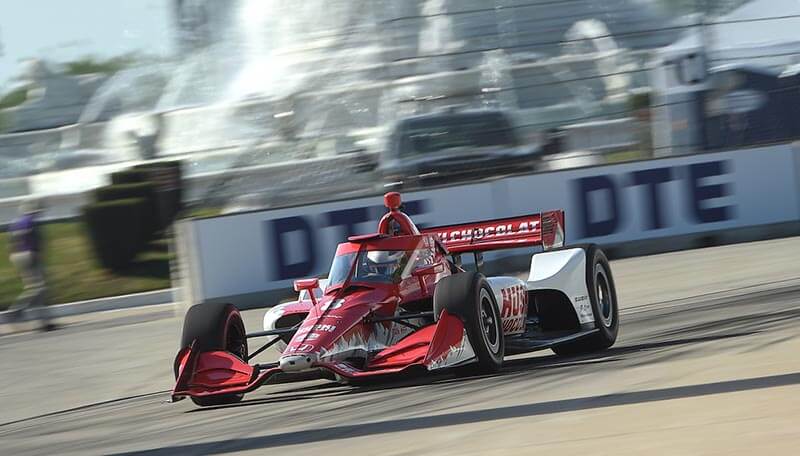 IndyCar в Детройте: первая победа Эриксона, Розенквист в больнице после аварии