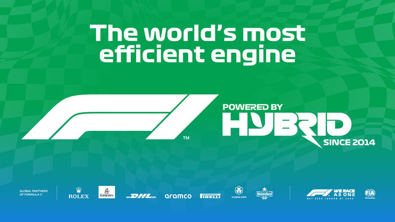 Формула-1 представила новый логотип с брендом «Hybrid»