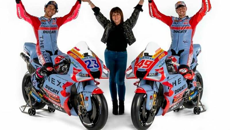 «Gresini Racing» представила яркие ливреи Moto GP для первого сезона с «Ducati»