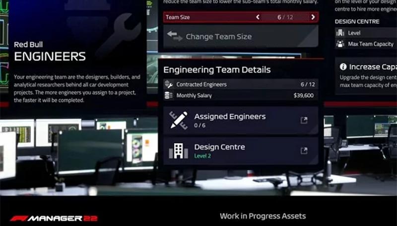 F1 Manager 2022: показан игровой процесс и информация о роли босса команды