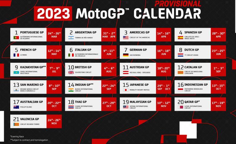 motogp calendar 2023