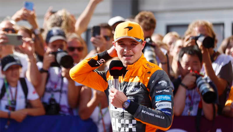 Норрис: «Машина «Red Bull» в данный момент слишком быстра, чтобы можно было думать о победе»