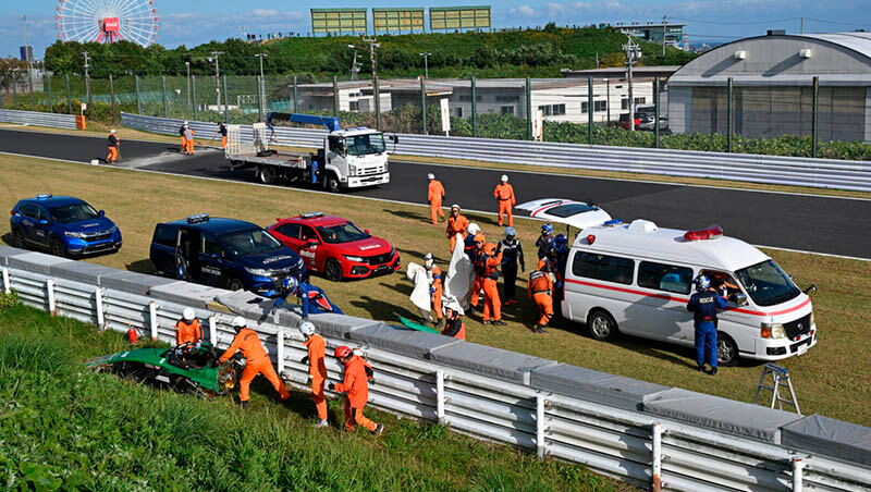 otsu sasahara crash japan race suzuka