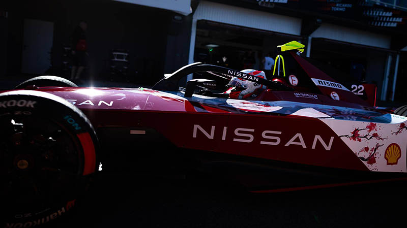Nissan Formula E Car Pitlane Valencia 2023