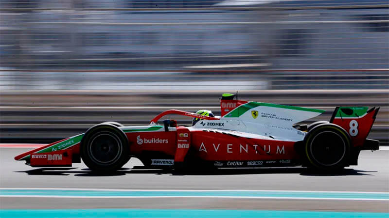 Берман возглавил первый день тестов Формулы-2 в Абу-Даби