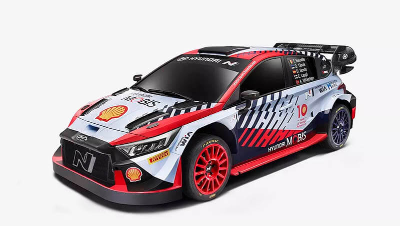 «Hyundai» представила новую ливрею для сезона WRC 2024 года