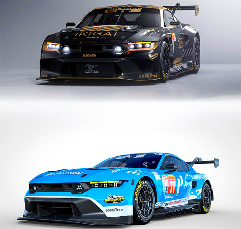 proton competiotion ford mustang wec 2024 livery1