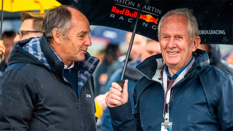 Gerhard Berger helmut marko