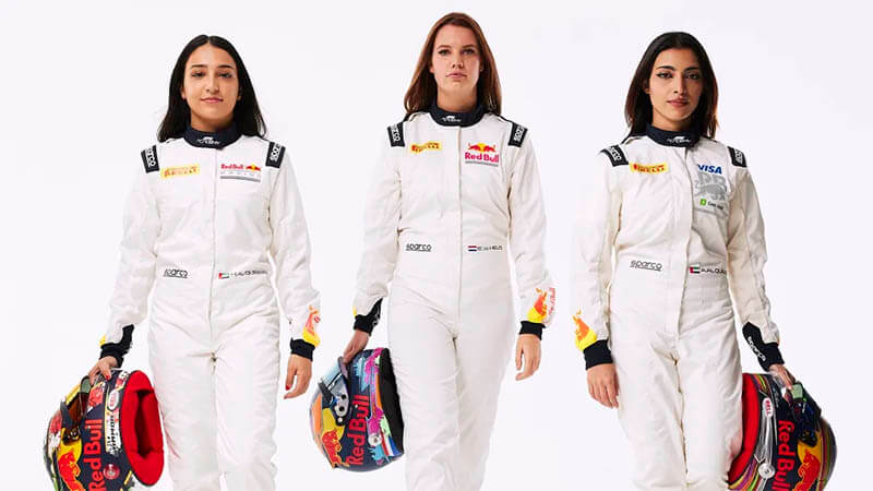 Де Хейс, Хамда и Амна Аль-Кубаиси будут представлять «Red Bull» в F1 Academy