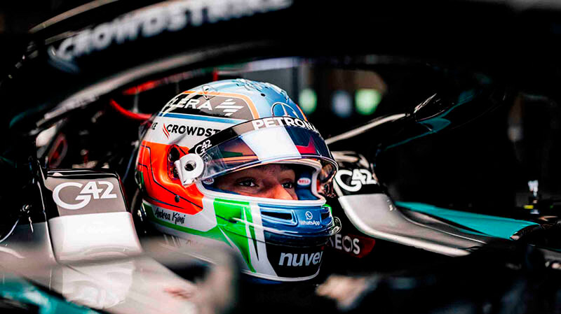 Антонелли завершил первые тесты Формулы-1 для «Mercedes»