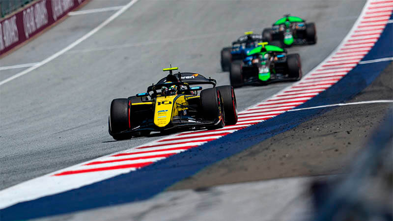 Бортолето одержал первую победу в Формуле-2 в Австрии