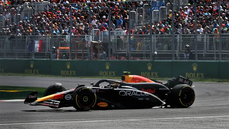 perez red bull f1 race crash fia canadian gp