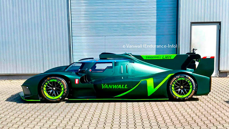 vanwall racing wec test1