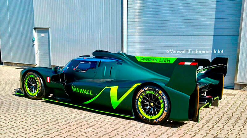 vanwall racing wec test2