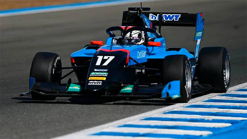 Nicola Lacorte f3 test jerez Jenzer Motorsport