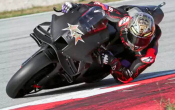 martin aprilia motogp test barcelona