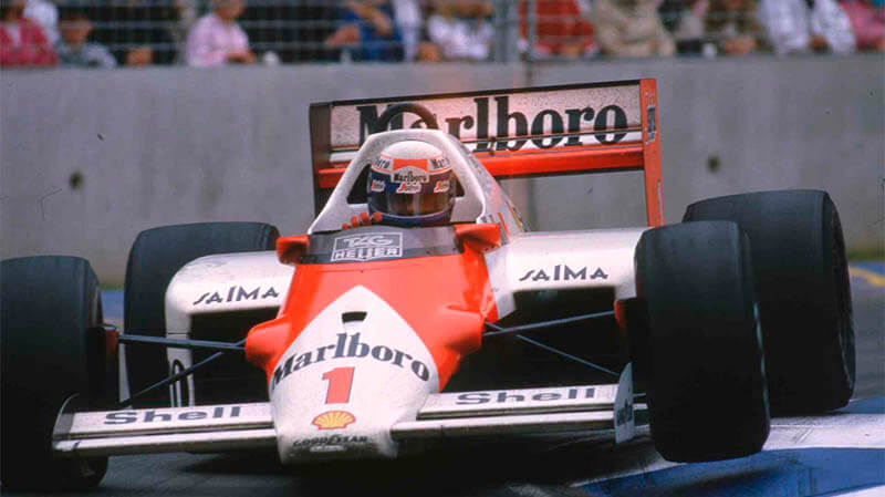 Alain Prost McLaren 1986