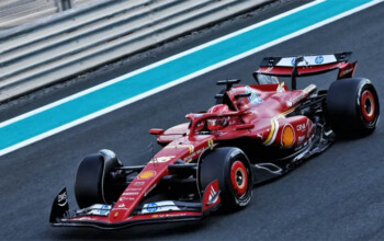 f1 leclerc test abudhabi yasmarina